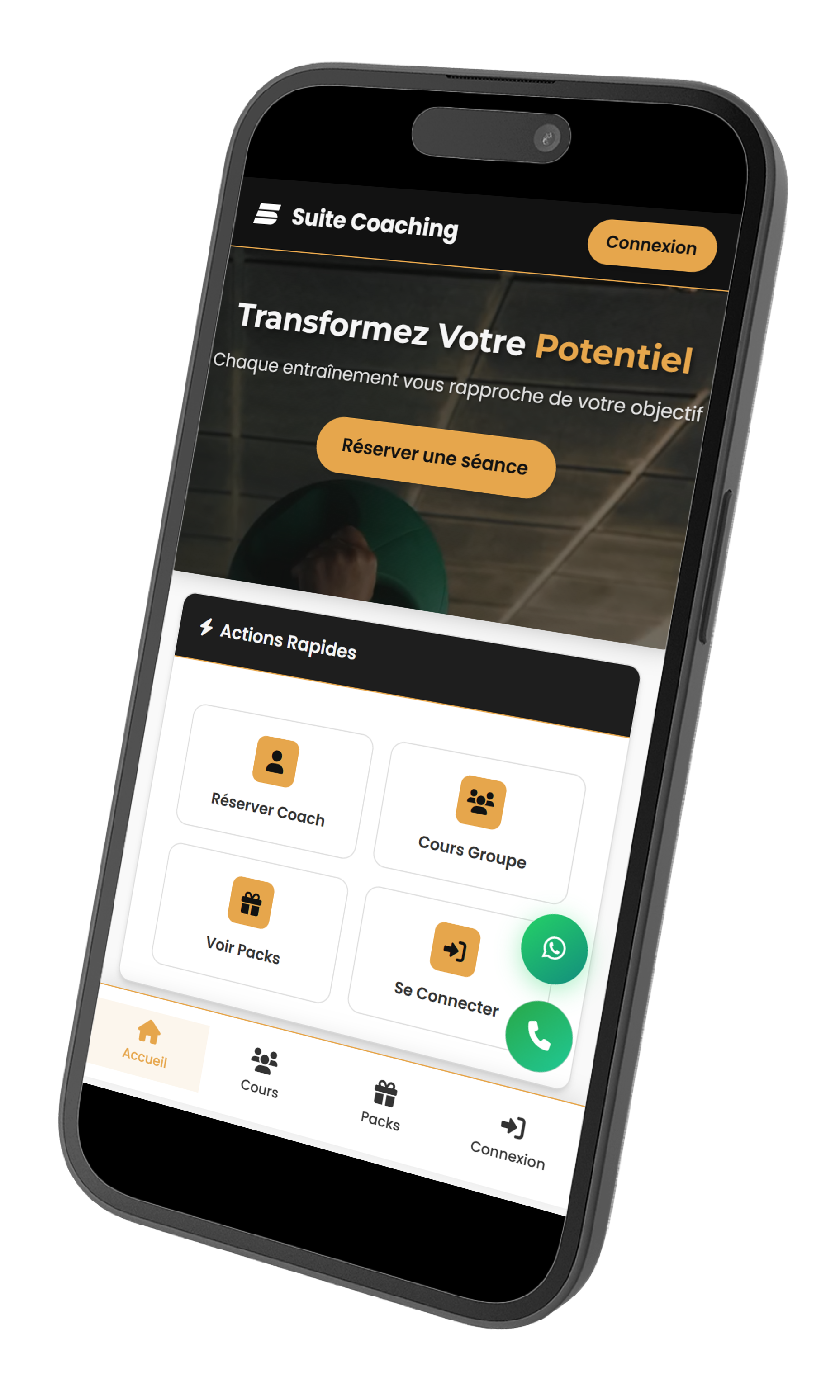 Suite Coaching – Mobile View